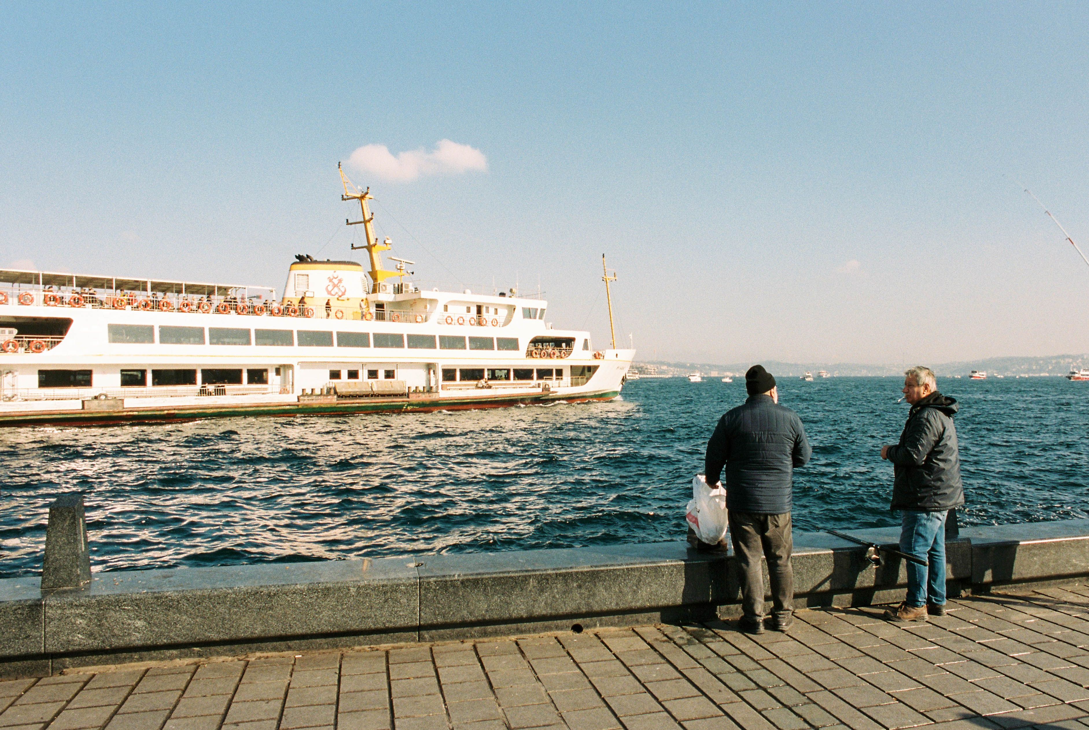 Ferry in Eminönü, ready to leave